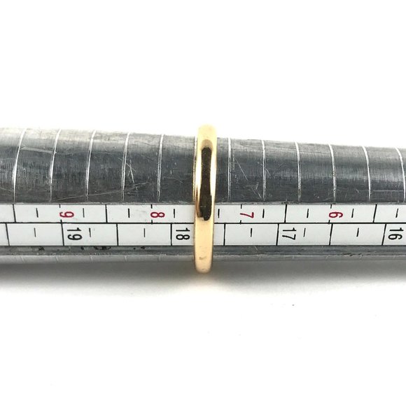 Beautiful Gold Tone Rhinestone Ring Size 7.5 - Picture 4 of 4